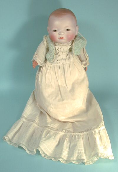 Baby   Doll on Bye Lo Baby  Bisque Head And Cloth Body  1920s  Created By Grace