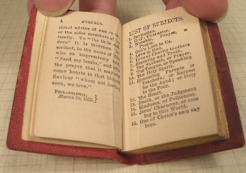 Honey Drops Cloth Bound Miniature Book 1855 #195-22 SOLD